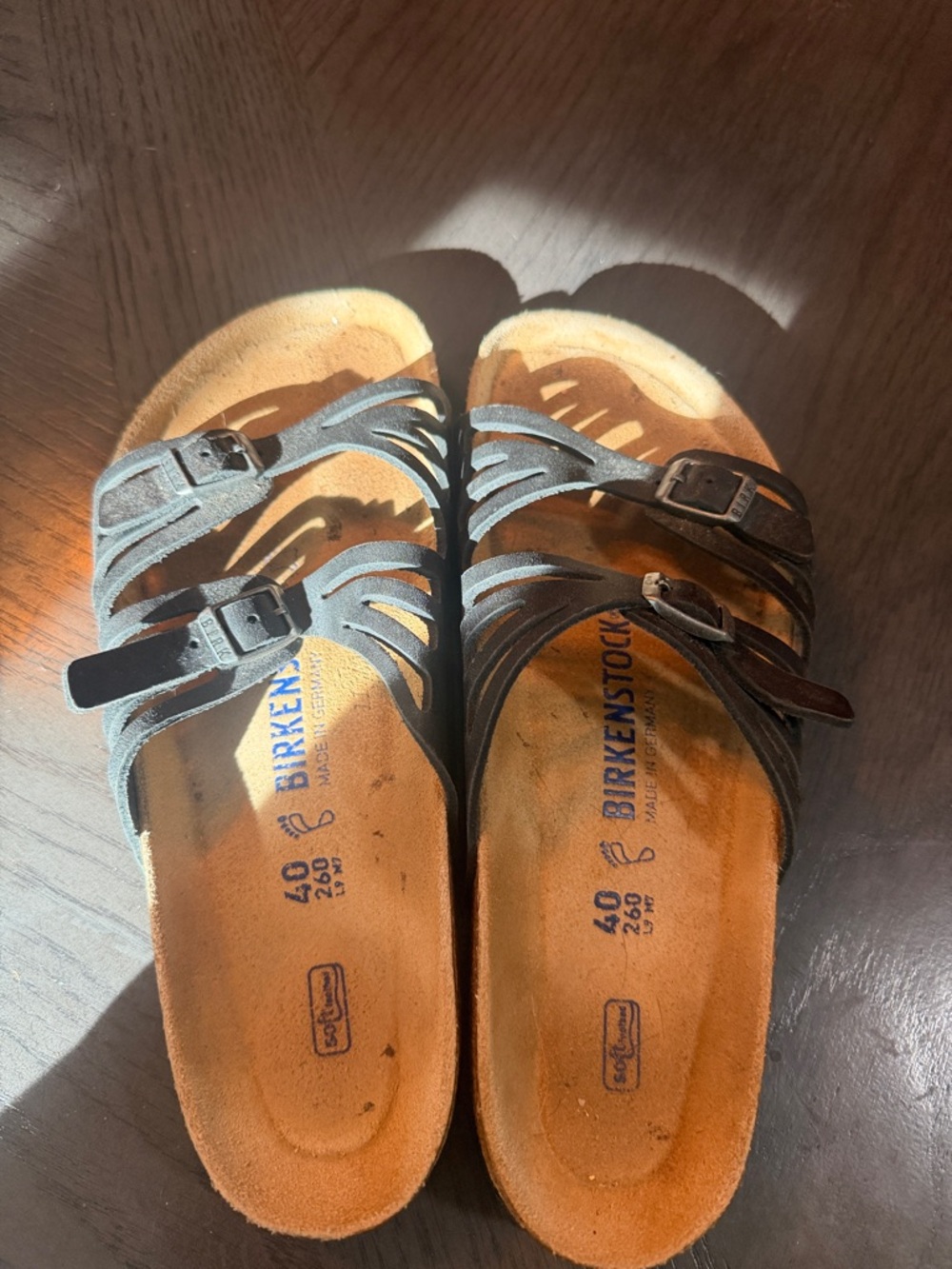 Birkenstock Black Strappy Multi‑Buckle Sandals